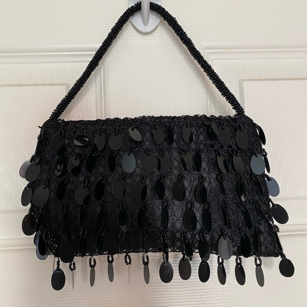 NWOT Elegant Black Event Bag